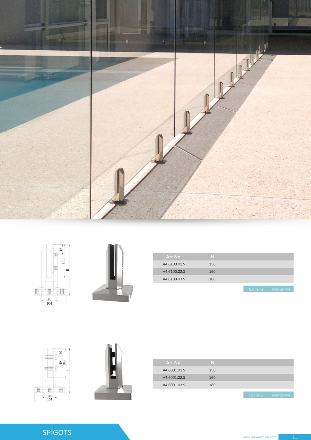 Stainless Steel Standoff Glass Railing System Aluminum Glass Deck Railing Systems Steel Glass Railing System