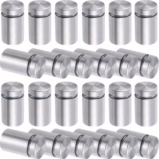 Distanziatori per segnaletica in acrilico cavo in acciaio inossidabile per il montaggio a parete