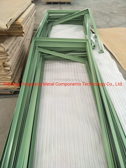 Prezzo di fabbrica per la ringhiera del ponte del corrimano della ringhiera in alluminio decorativo personalizzato curvo del portico nero fuso